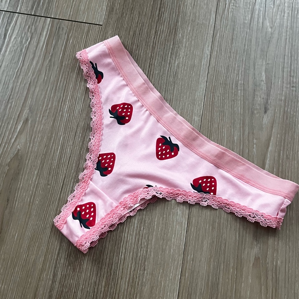 Strawberry Thong Panty Preloved